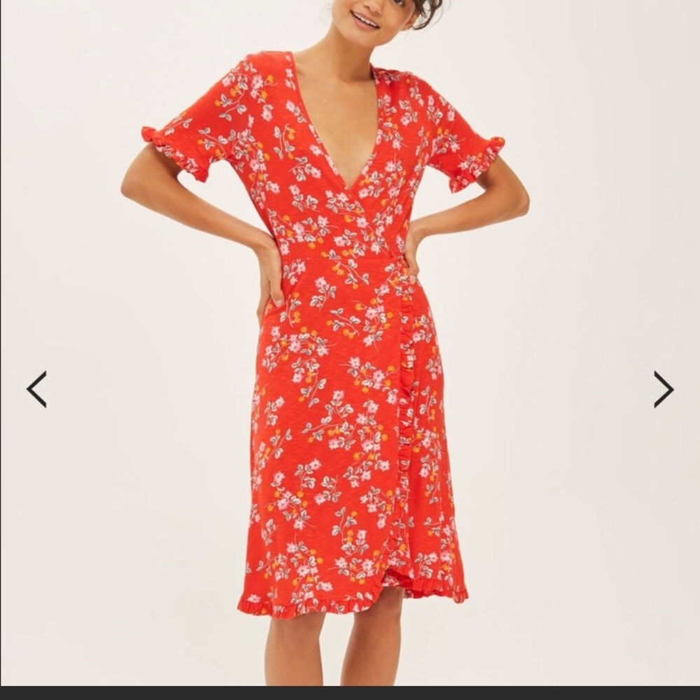 TOPSHOP WRAP DRESS
